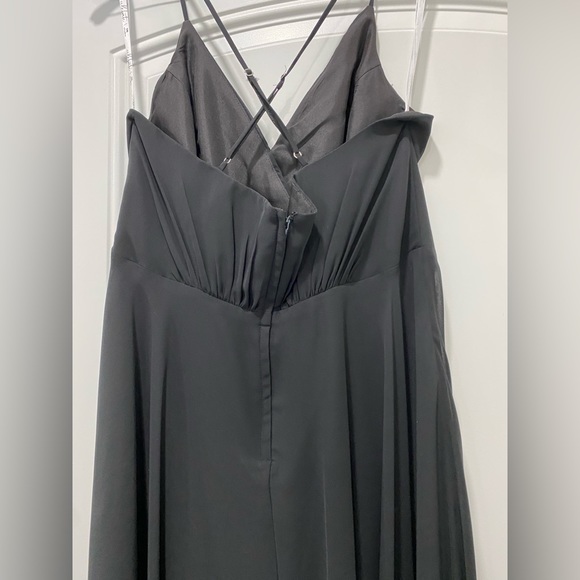 David’s Bridal Bridesmaid Dress F20064; Black; Size 14 ONLY WORN ONCE - Picture 6 of 11